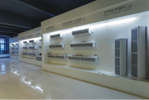 sungame风幕机产品展厅